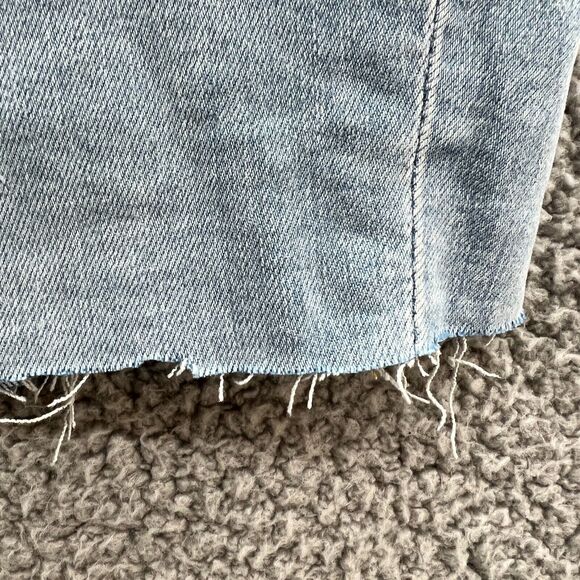 Ann Taylor LOFT Women’s Skinny Cut Off Denim Shorts High Rise Blue Size 30 NWT - Picture 8 of 15